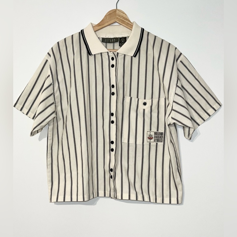 Vintage Gitano marine button down shirt